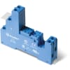 Finder relaisvoet blauw type 97.02 of 46 - 2 contacten schroef aansluiting